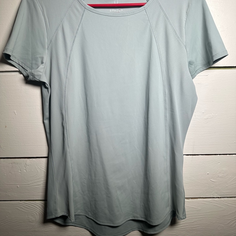 Spyder Women's Sky Blue Short Sleeve Tee